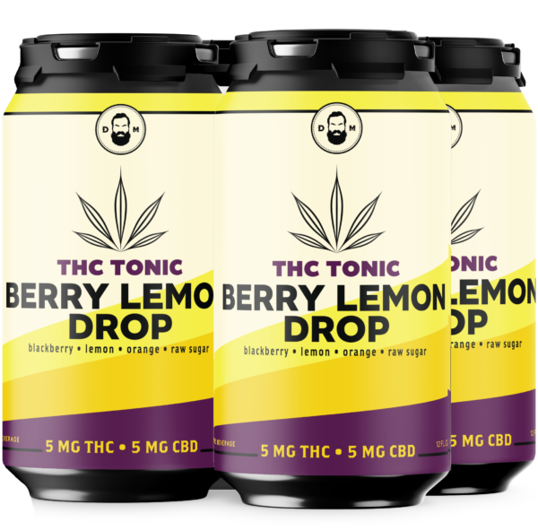 THC Tonic Berry  Lemon Drop – 4 Pack
